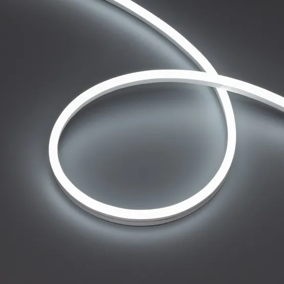 Фото #1 товара Светодиодная лента герметичная HALO-SIDE-A160-06x13mm 24V White6000 (10 W/m, IP67, 5m, wire x1) (Arlight, Вывод прямой, 3 года)