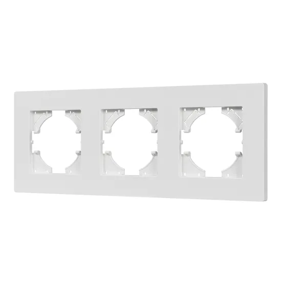 Фото #1 товара Рамка пластиковая FRM-PERIO-PL-3-WH (Arlight, -)