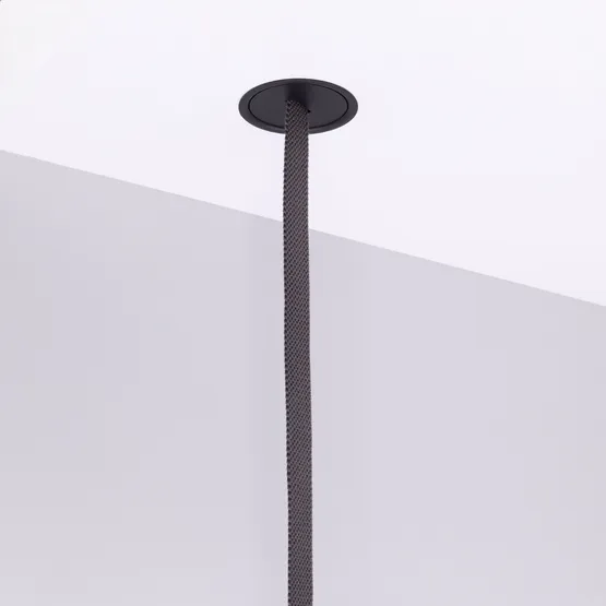 Фото #2 товара Чаша встраиваемая для подвода питания ART-INBELT-CANOPY-BUILT-POWER (BK, 48V) (Arlight, -)