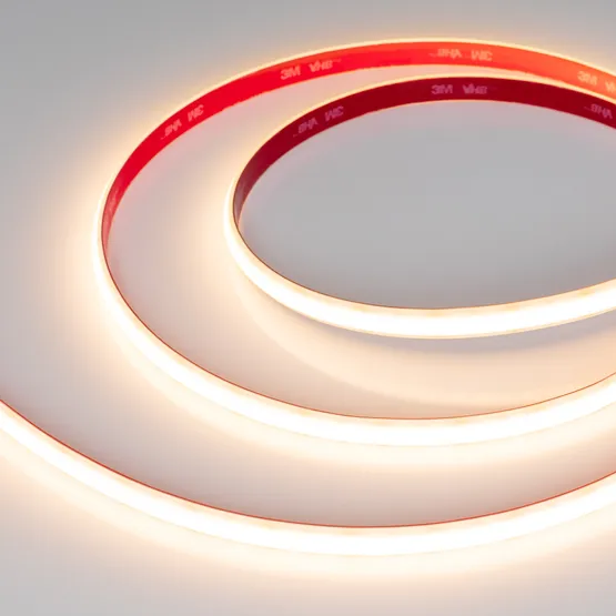 Фото #1 товара Светодиодная лента герметичная RTW-SEW-A308-10mm 24V Warm2400 (14 W/m, IP65, 2835, 5m) (Arlight, 5 лет)