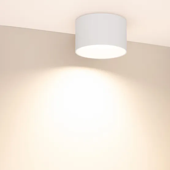 Фото #2 товара Светильник SP-BISCOTTO-R140-15W Warm3300-MIX (WH, 80 deg, 230V) (Arlight, IP54 Металл, 5 лет)