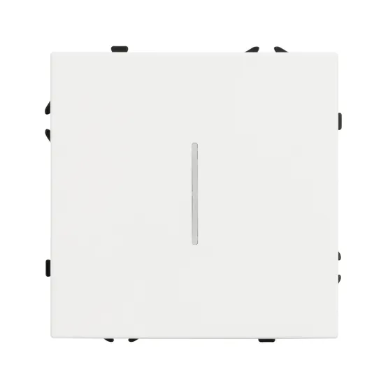 Фото #2 товара Механизм выключателя одноклавишный непроходной LED SWT-NOBE-MK01-SFPL-L-WH (230V, 10A) (Arlight, Белый кварц)