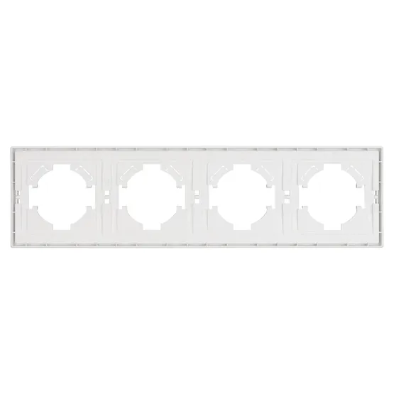 Фото #3 товара Рамка пластиковая FRM-TENDO-SFPL-4-WH (Arlight, Матовый белый)