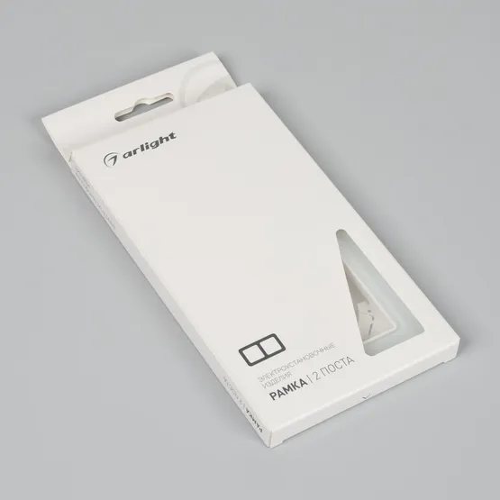 Фото #4 товара Рамка стеклянная FRM-OMALI-SFGS-2-WH (Arlight, -)