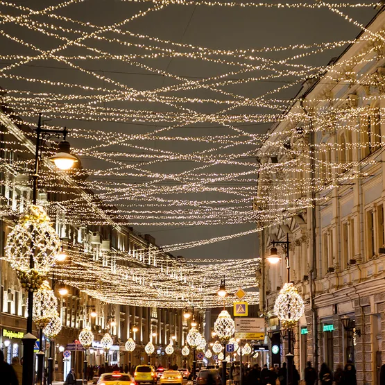 Фото #5 товара Светодиодная гирлянда ARD-STRING-CLASSIC-10000-CLEAR-100LED-STD WARM (230V, 7W) (Ardecoled, IP65)