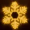 Минифото #1 товара Фигура светодиодная ARD-SNOWFLAKE-M10-1000x900-504LED Warm (230V, 31W) (Ardecoled, IP65)