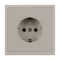 Минифото #2 товара Механизм электрической розетки SCT-NOBE-MEU1-SFPL-CA (230V, 16A) (Arlight, Кашемир)