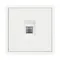Минифото #3 товара ARL NOBE Розетка компьютерная софт-тач белый кварц SCT-MPC1-SFPL-WH (RJ-45, CAT6) (Arlight, -)