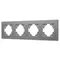 Минифото #1 товара Рамка пластиковая FRM-PERIO-PL-4-GR (Arlight, -)