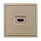 Минифото #3 товара Механизм HDMI розетки SCT-NOBE-MHD1-SFPL-GD (Arlight, Золотой песок)