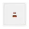 Минифото #2 товара ARL NOBE USB Розетка тип A+C софт-тач белый кварц SCT-MUAC-SFPL-FC-WH (65W, QC3) (Arlight, -)
