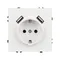 Минифото #3 товара Механизм розетки с USB зарядкой SCT-NOBE-MUAA-SFPL-WH (230V, 16A) (Arlight, Белый кварц)