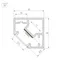 Минифото #3 товара Профиль SL-KUB-DISPLAY-2525-2000 ANOD BLACK (Arlight, Алюминий)