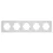Минифото #3 товара Рамка пластиковая FRM-PERIO-PL-5-WH (Arlight, -)
