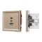 Минифото #1 товара Механизм USB розетки SCT-TENDO-MUAC-PL-GD (5V, 3A, QC3) (Arlight, Песочный)