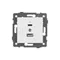 Минифото #3 товара Механизм USB розетки SCT-MUAC-PL-WH-V (5V, 3A, QC4) (Arlight, -)