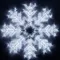 Минифото #1 товара Фигура светодиодная ARD-SNOWFLAKE-M8-950x950-540LED White (230V, 33W) (Ardecoled, IP65)