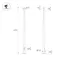 Минифото #2 товара Опора фланцевая OXOR-OK-D75-L6000 (SL) (Arlight, Сталь)