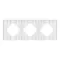 Минифото #3 товара Рамка пластиковая FRM-PERIO-PL-3-WH (Arlight, -)