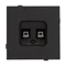 Минифото #2 товара Механизм компьютерной розетки двойной SCT-TENDO-MPC2-SFPL-BK (RJ-45, CAT6) (Arlight, Матовый черный)