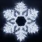 Минифото #1 товара Фигура светодиодная ARD-SNOWFLAKE-M10-1000x900-504LED White (230V, 31W) (Ardecoled, IP65)