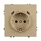 Минифото #4 товара ARL NOBE Розетка зк со шторками с USB тип C+С софт-тач золотой песок SCT-MUCC-SFPL-GD (250V, 16A) (Arlight, -)