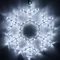 Минифото #1 товара Фигура светодиодная ARD-SNOWFLAKE-M7-450x375-108LED White (230V, 6.5W) (Ardecoled, IP65)