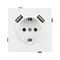 Минифото #3 товара Механизм розетки с USB зарядкой SCT-TENDO-MUAA-PL-WH (230V, 16A) (Arlight, Белый)
