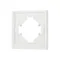 Минифото #1 товара Рамка пластиковая FRM-TENDO-SFPL-1-WH (Arlight, Матовый белый)