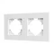 Минифото #1 товара Рамка пластиковая FRM-PERIO-PL-2-WH (Arlight, -)