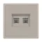 Минифото #3 товара Механизм сдвоенной компьютерной розетки SCT-NOBE-MPC2-SFPL-CA (RJ-45, CAT6) (Arlight, Кашемир)