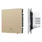 Минифото #1 товара ARL NOBE Терморегулятор вод тёплый пол золотой песок SWT-MTW-SFPL-GD (95-240V, 5A, датч возд) (Arlight, -)